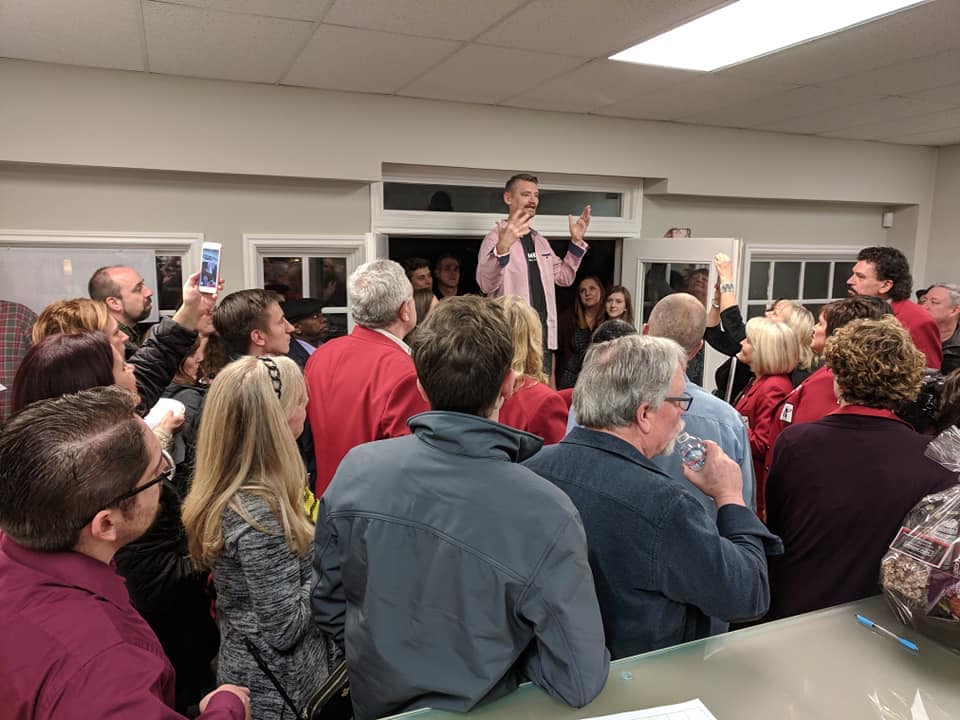 talking at ribbon cutting